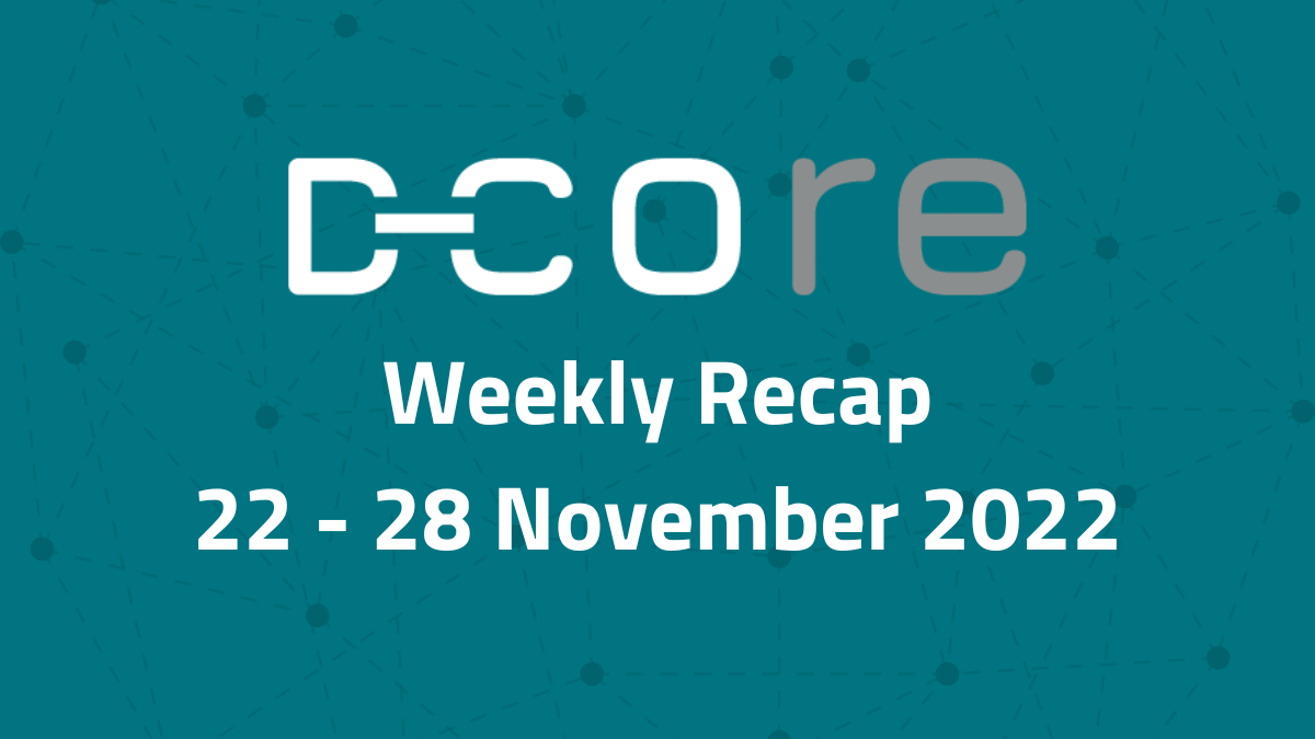 Weekly Recap 22 28 November 2022 D Core Weekly Recap 22 28 November 2022 D Core